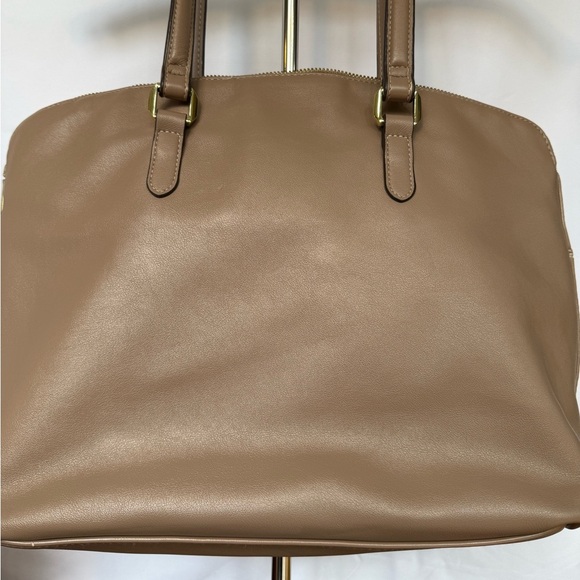 Steve Madden Taupe Faux Leather Tote Bag - Picture 3 of 9